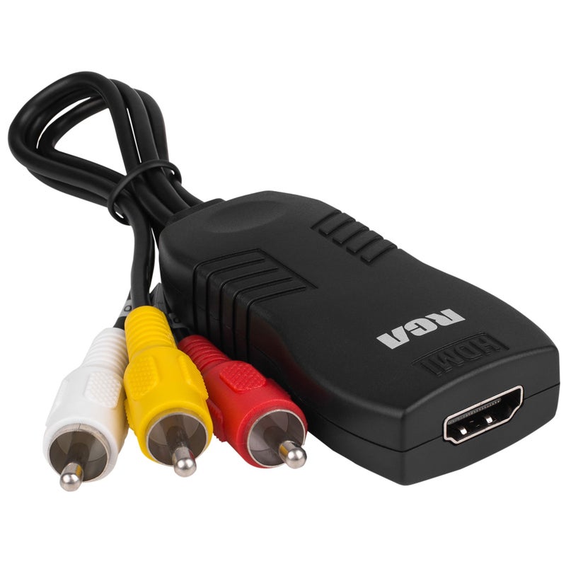 RCA RCA Composite Adapter, Black 7.60" x 4.90" x 1.00" - Image 3